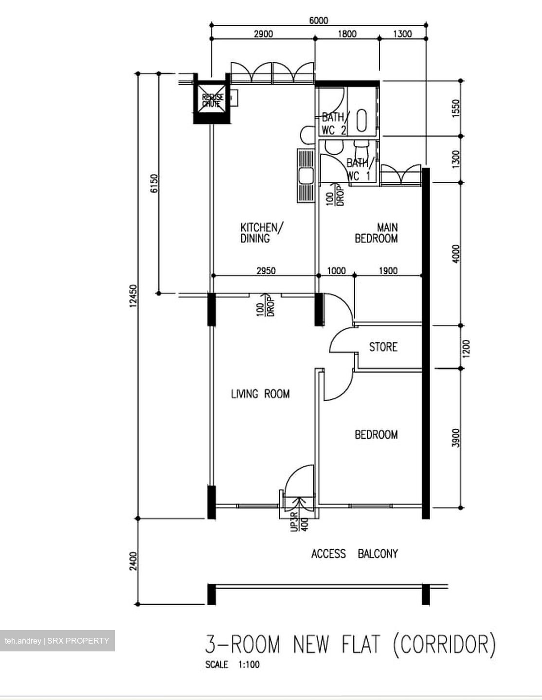 Blk 146 Bukit Batok West Avenue 6 (Bukit Batok), HDB 3 Rooms #533463721